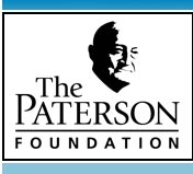 Link to Paterson Foundation website ...