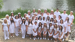practical nursing graduates participate in pinning ceremony