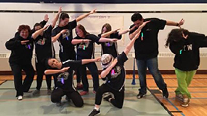 CYC students with Taylor Gorrie