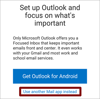 Outlook prompt