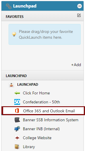 Office 365 and Outlook Mail link