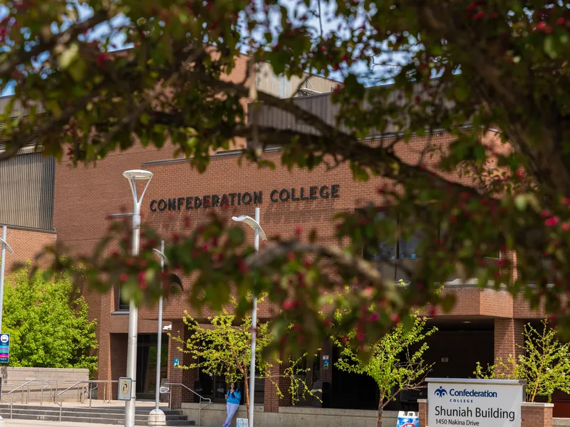 Students at Confederation College