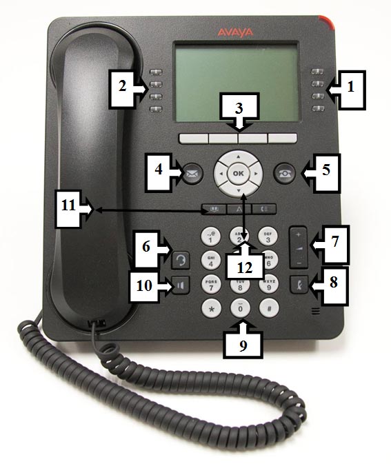 photo - Avaya 9608 IP phone