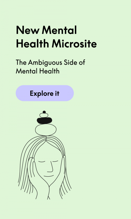 mental health microsite