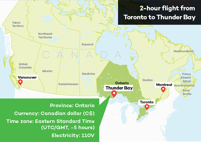 thunder bay map