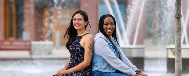 laura and friend