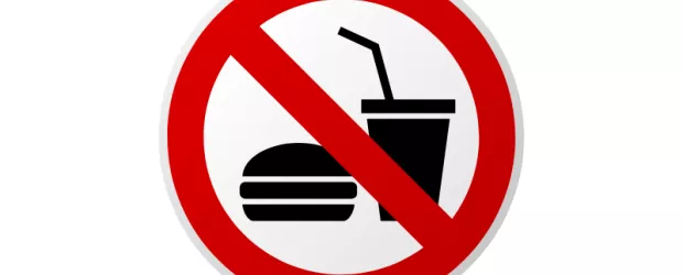 no food or drink in lecture theatre