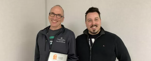 Photo of Michael Dorval and Mike Rozic 