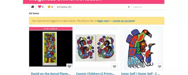 Indigenous Art Online Auction