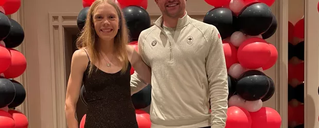 Jamie Kovacic Graham Ritchie at OCAA Banquet