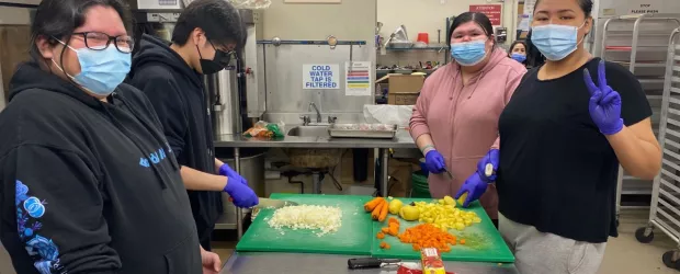 College Access Students Volunteer at Shelter House