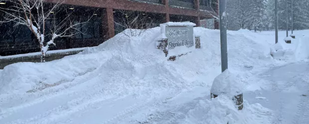 Snow at College