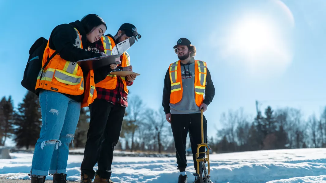 Civil Engineering Technician Students