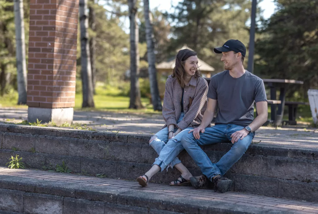 Students outside