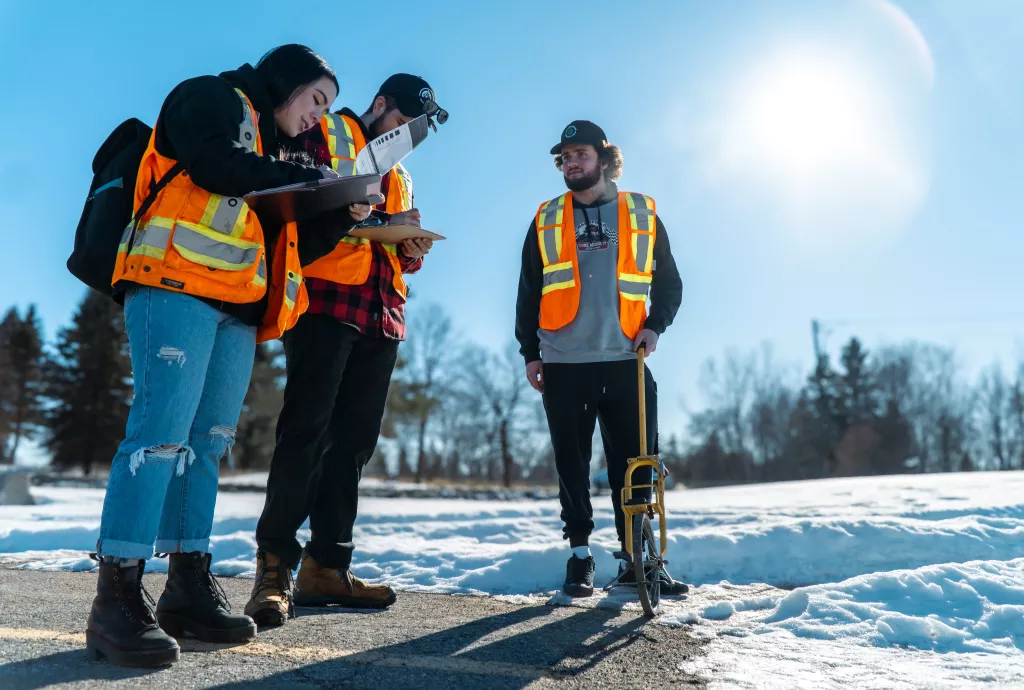 Civil Engineering Technician Students