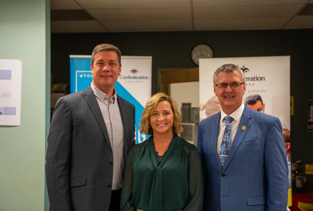 Kevin Holland, MPP, Michelle Salo and Shane Strickland