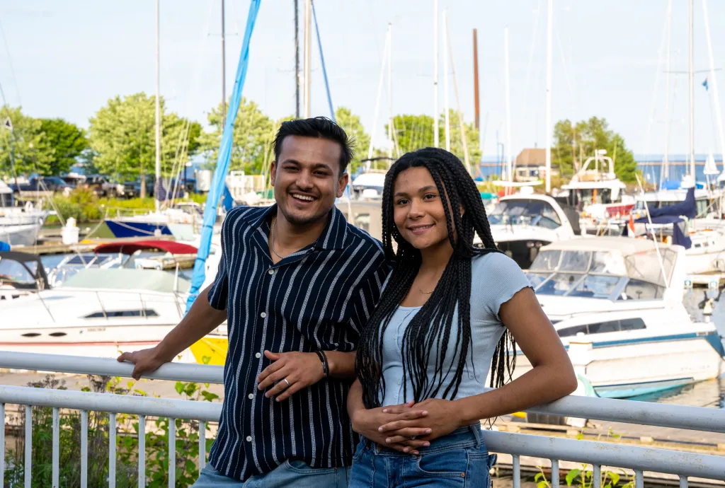 students at marina