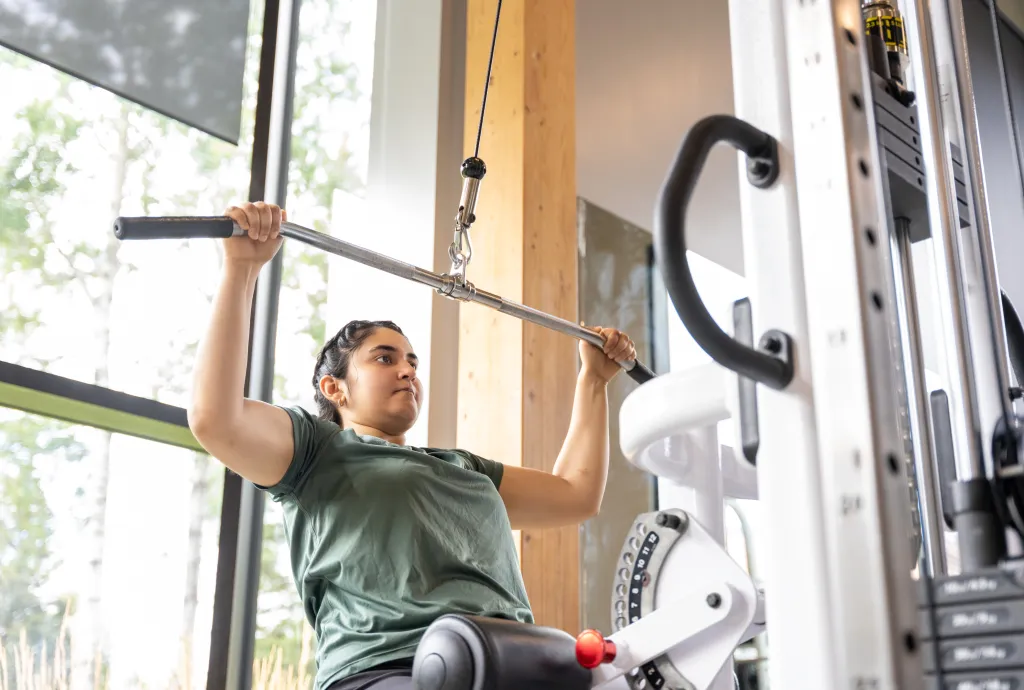 Wellness centre – pulls in block
