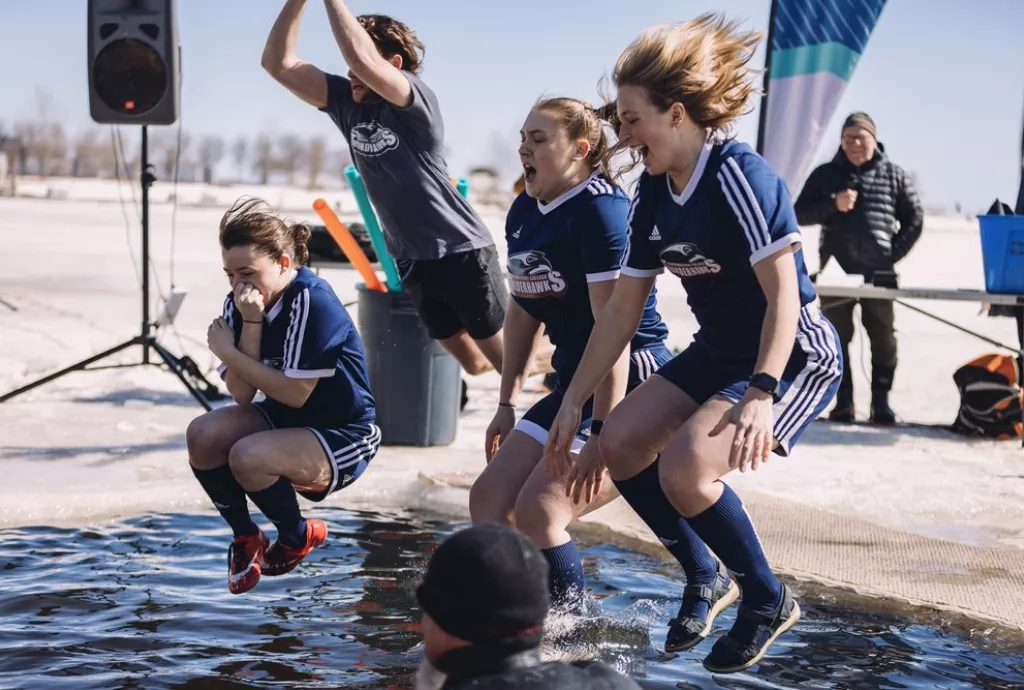 polar bear plunge