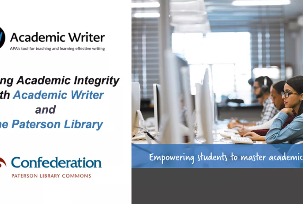 Library Instruction Session on Academic Writer