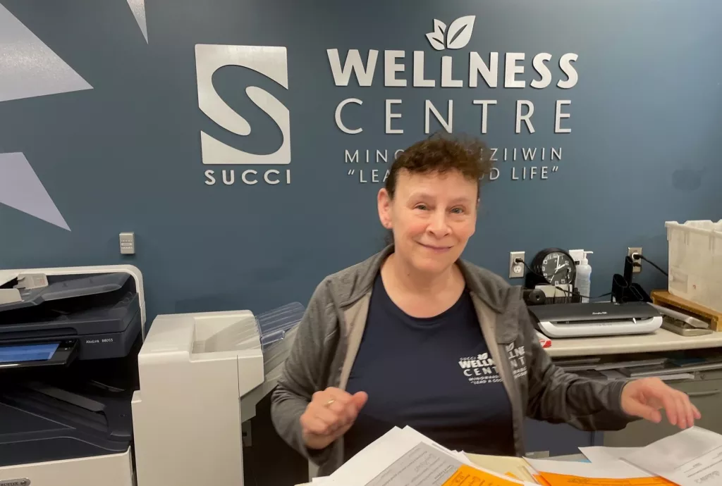 Wellness Centre employee Karen King