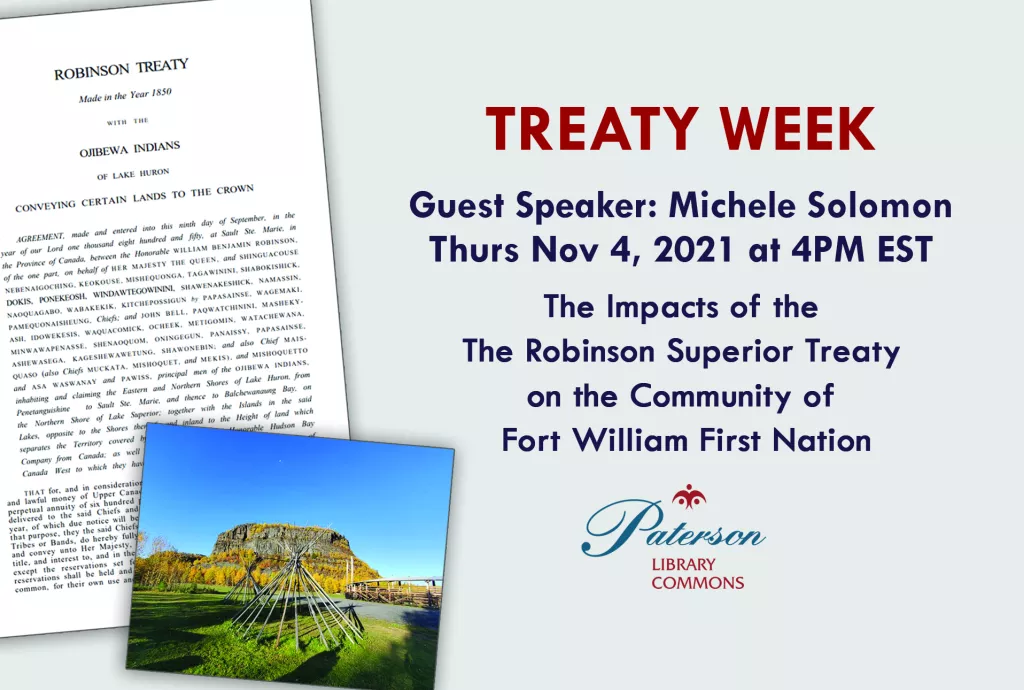 Treaty Week Talk with Michele Solomon