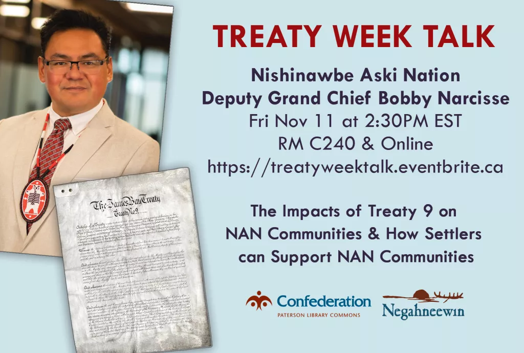 Treaty Week Talk with NAN Deputy Grand Chief Bobby Narcisse