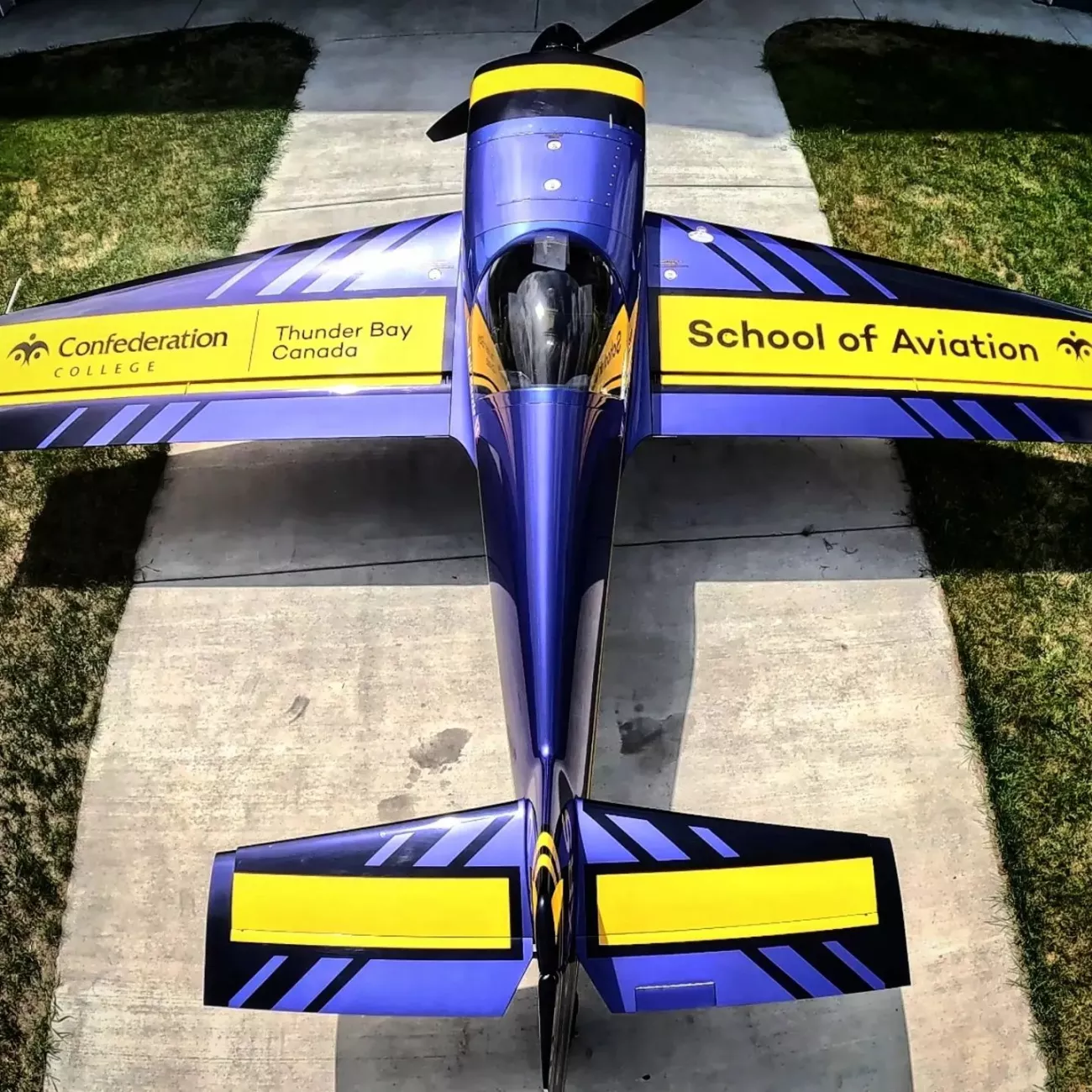 School of Aviation Plane