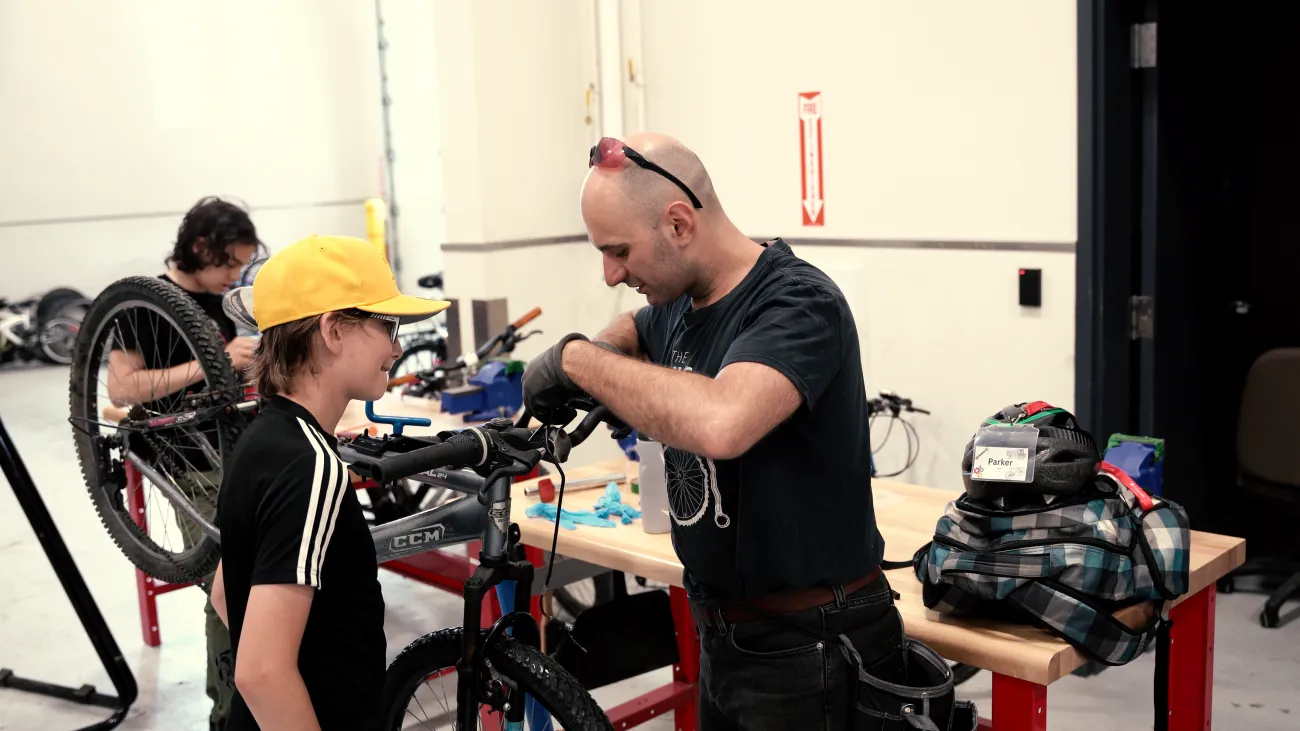 Career Sampler\Camp - Bike Workshop at Confederation College Build Your Ride - Bike Workshop