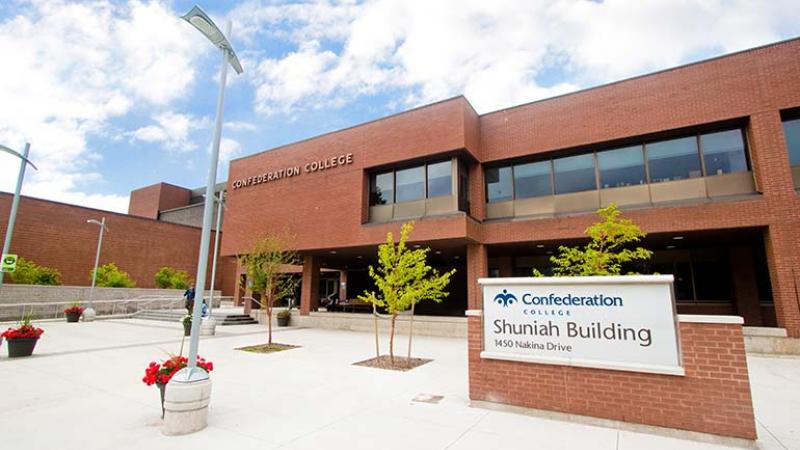 The main Shuniah Building at the Thunder Bay Campus