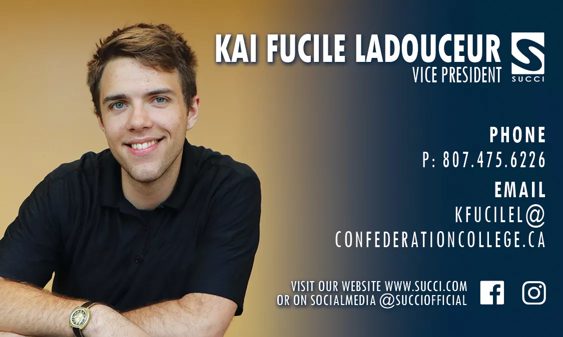 SUCCI Vice President Kai Fucile Ladouceur