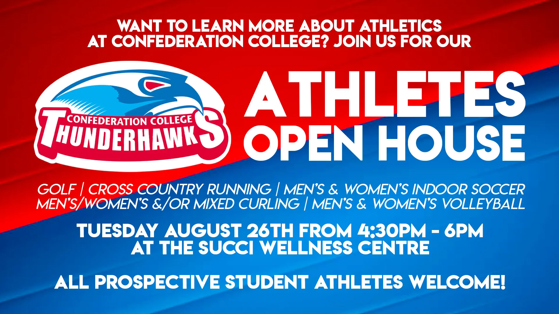 Athletes Open House Athletes Open House