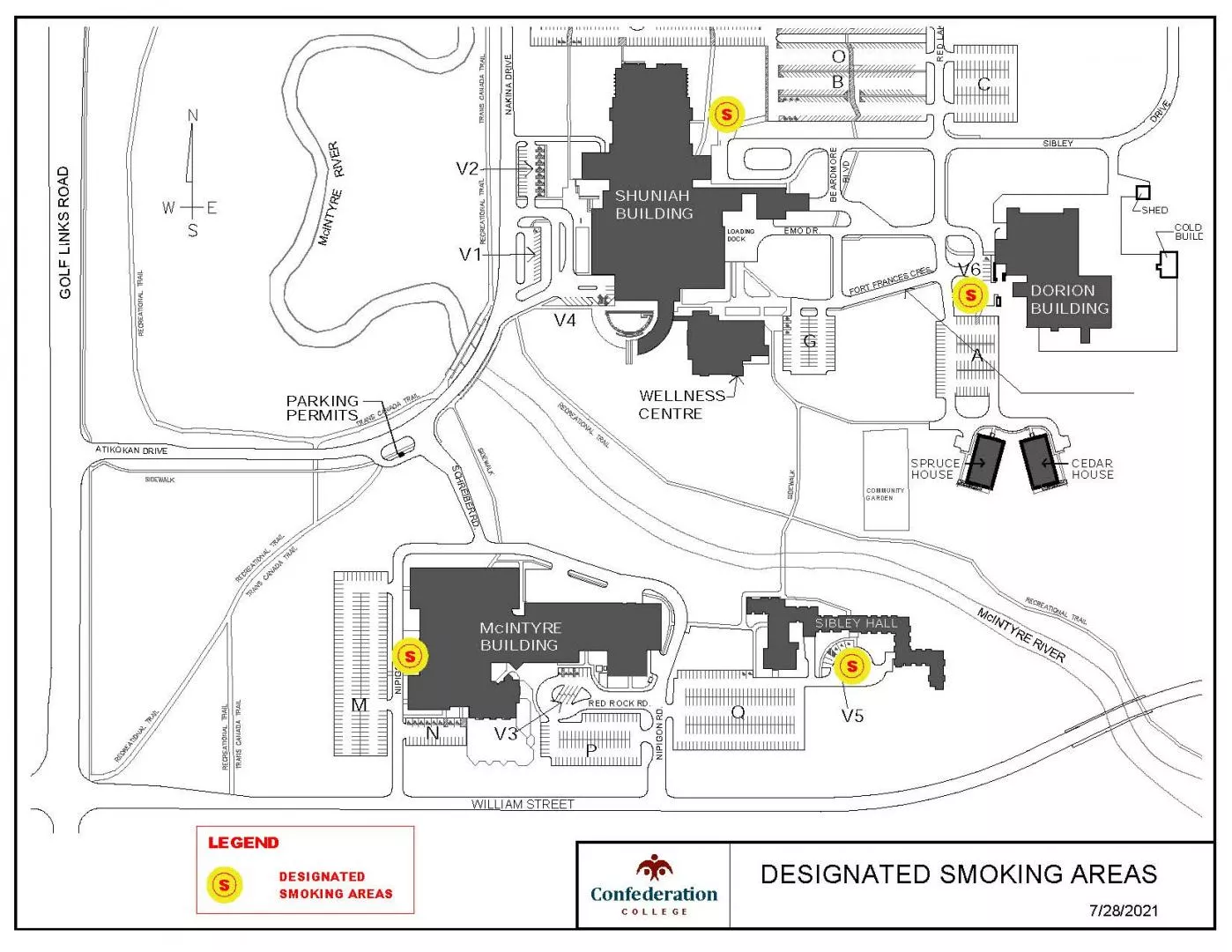 Designated Smoking Areas