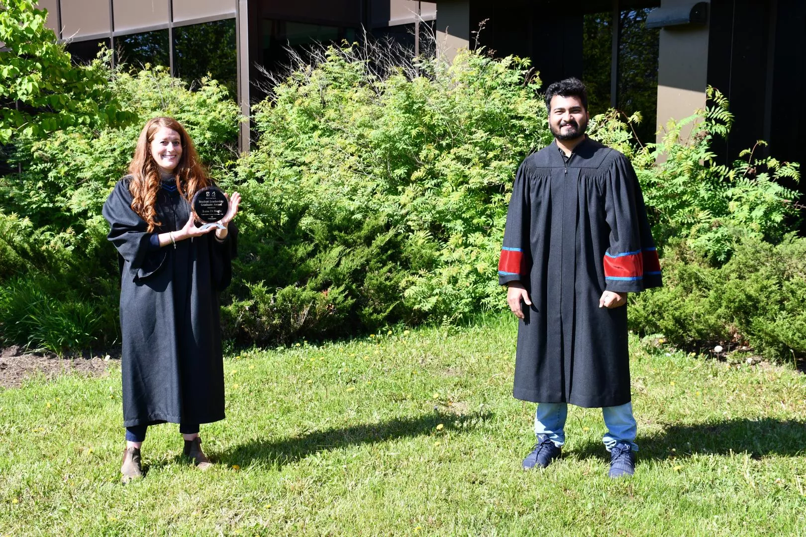 Graduate Luisa Di Biagio is the recipient of the SUCCI/OASA Student Leadership Award, presented by SUCCI President Kiran Ramesh