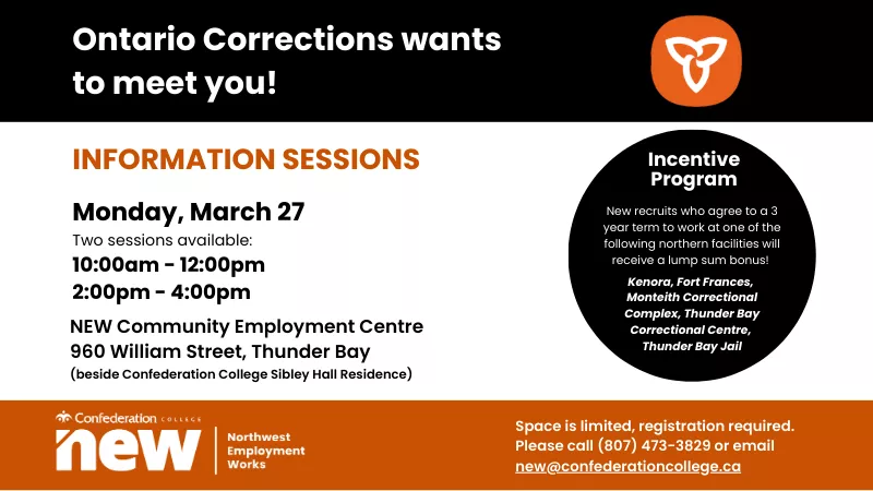 Ontario Corrections wants to meet you!