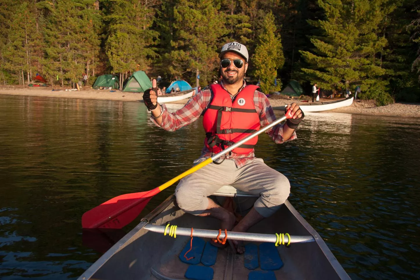 NOW: 2019 – Student on a canoe adventure trip 