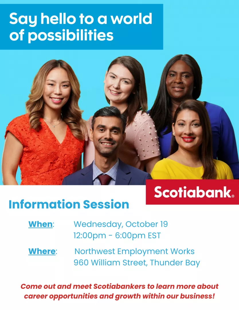 Information Poster for Scotiabank - October 19