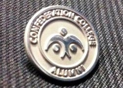 photo of alumni pin