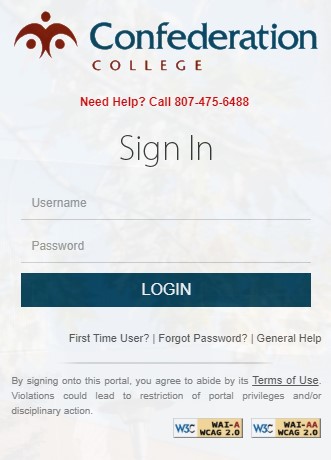 image - Portal Login Screen